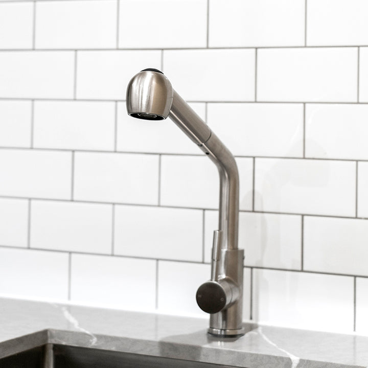 Watermark classic Stainless steel single handle pull out kitchen spray faucet mixer tap - Fantaci interiors  Watermark classic Stainless steel single handle pull out kitchen spray faucet mixer tap - Fantaci interiors
