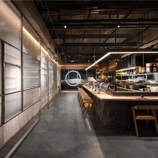 Volcanics  Carbon black texture 600x1200x6mm - Fantaci | Porcelain Tiles & slabs Melbourne  Volcanics  Carbon black texture 600x1200x6mm - Fantaci | Porcelain Tiles & slabs Melbourne