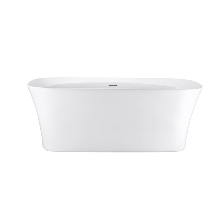 Freestanding Bath Acrylic Matt White - Fantaci interiors  Freestanding Bath Acrylic Matt White - Fantaci interiors