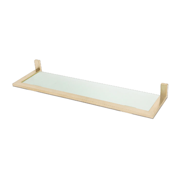 Minimalist Matte Black Glass Shelf - Fantaci interiors  Minimalist Matte Black Glass Shelf - Fantaci interiors