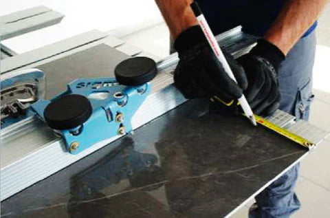 Cutting and installing rock slabs: a simpler process compared to Ceramic tiles