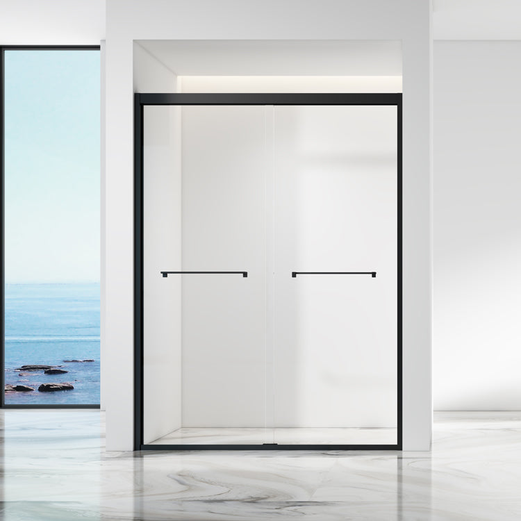 Dual Sliding Door Shower Screen with 10mm Glass-1400x2100mm - Fantaci interiors 