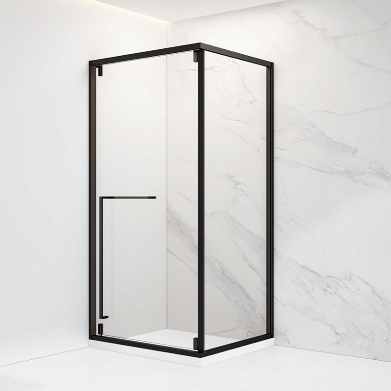 Rolling Door & Return Square Shower screen with 10mm Glass  - 900x900x2100mm - Fantaci interiors 