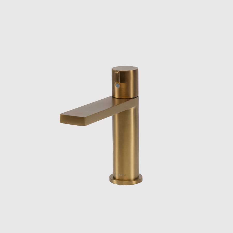 Nara Basin Mixer-Brushed Gold, WELS 5 Star