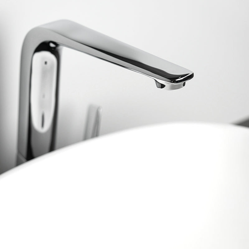 Modern Bathroom Mixer Tap in Polished Chrome - Fantaci interiors 