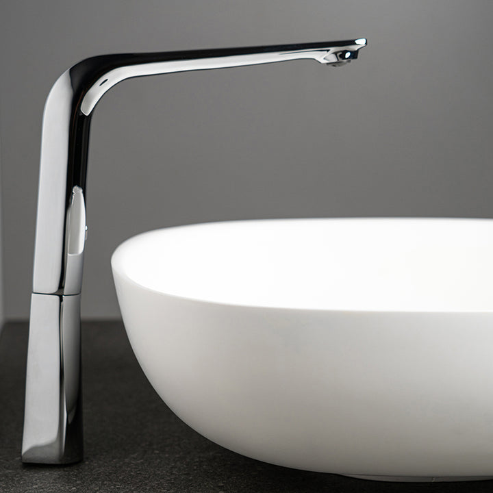 Modern Bathroom Mixer Tap in Polished Chrome - Fantaci interiors 