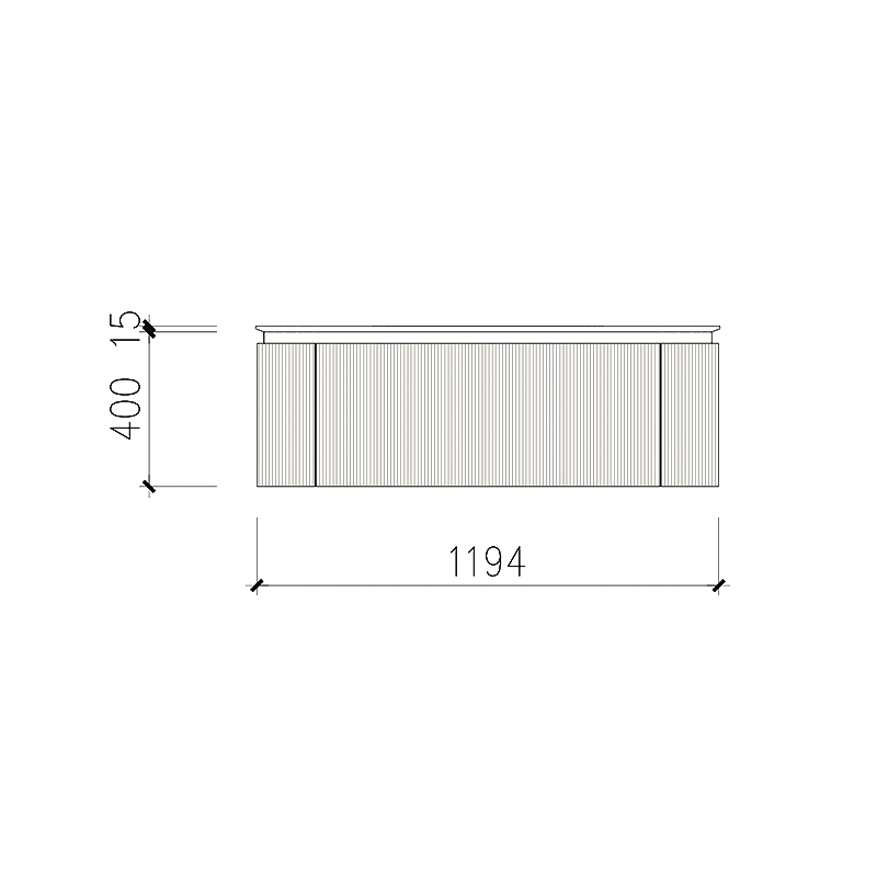 Artistic Natural Oak VeneerVanity with Matte White Resin Stone Basin-1200mm