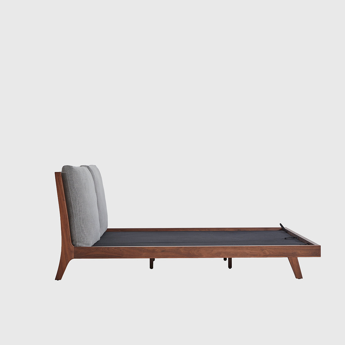 Haiku King Size Bed – Solid Wood, Black Walnut | 3-in-1
