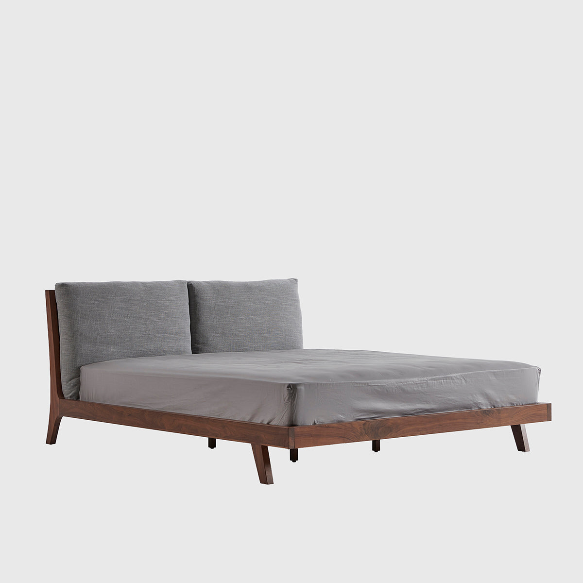 Haiku King Size Bed – Solid Wood, Black Walnut | 3-in-1