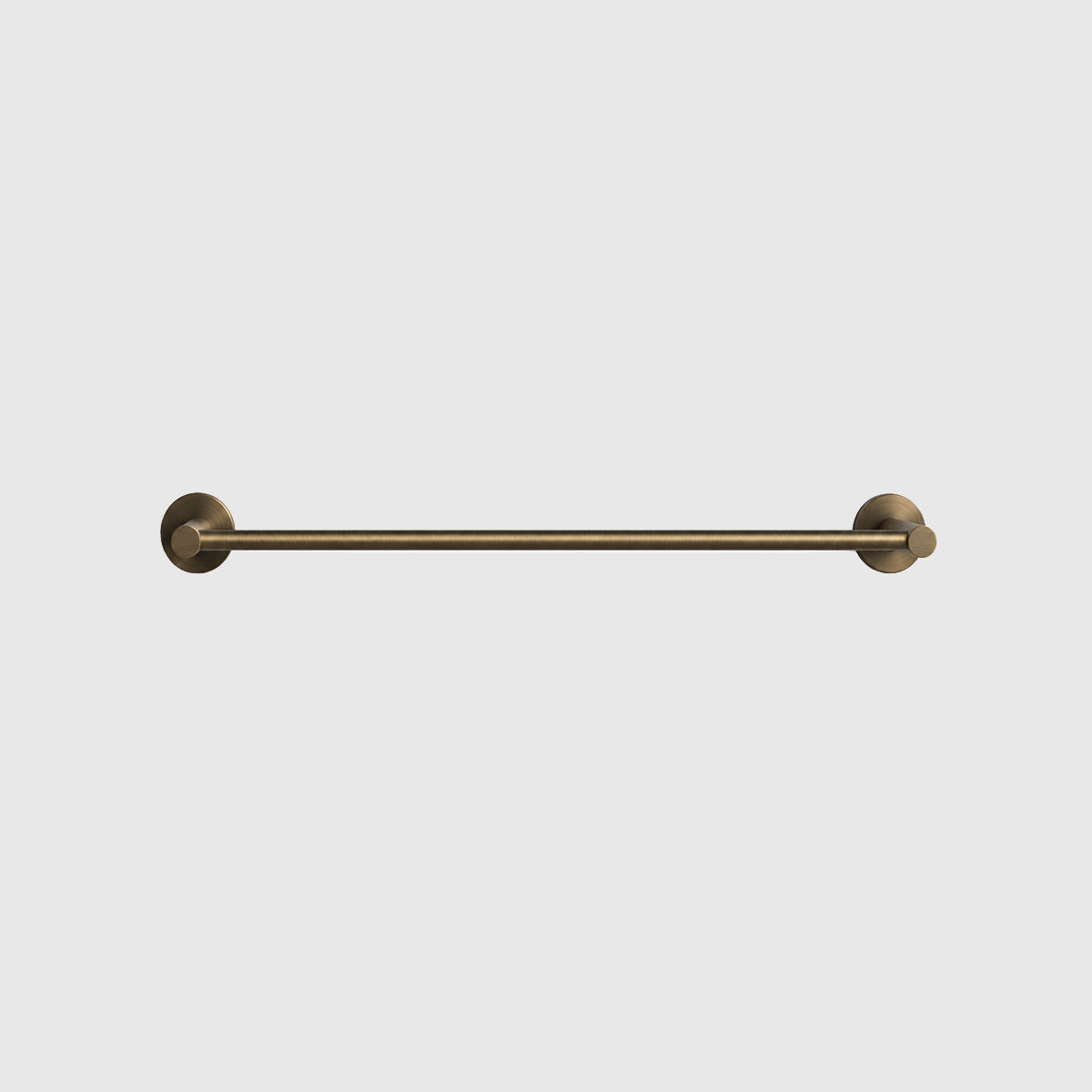 Modern Antique Brass Towel Rail - 650mm