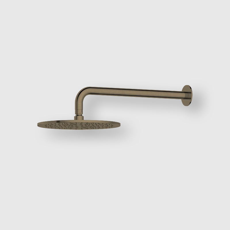 Premium Concealed Shower System in Antique Brass