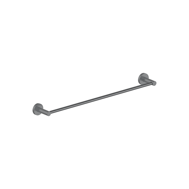 Modern Gun Metal Brushed Towel Rail - 650mm