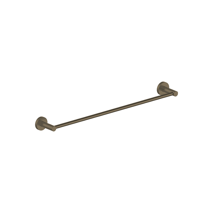 Modern Antique Brass Towel Rail - 650mm