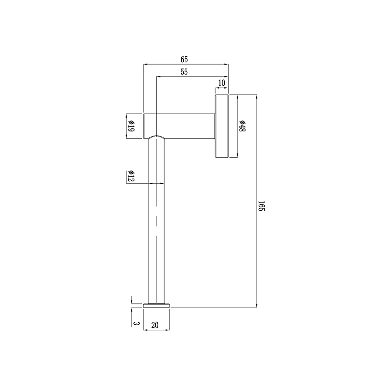 kars Toilet Roll Holder -Gun Metal Brushed - Fantaci interiors 