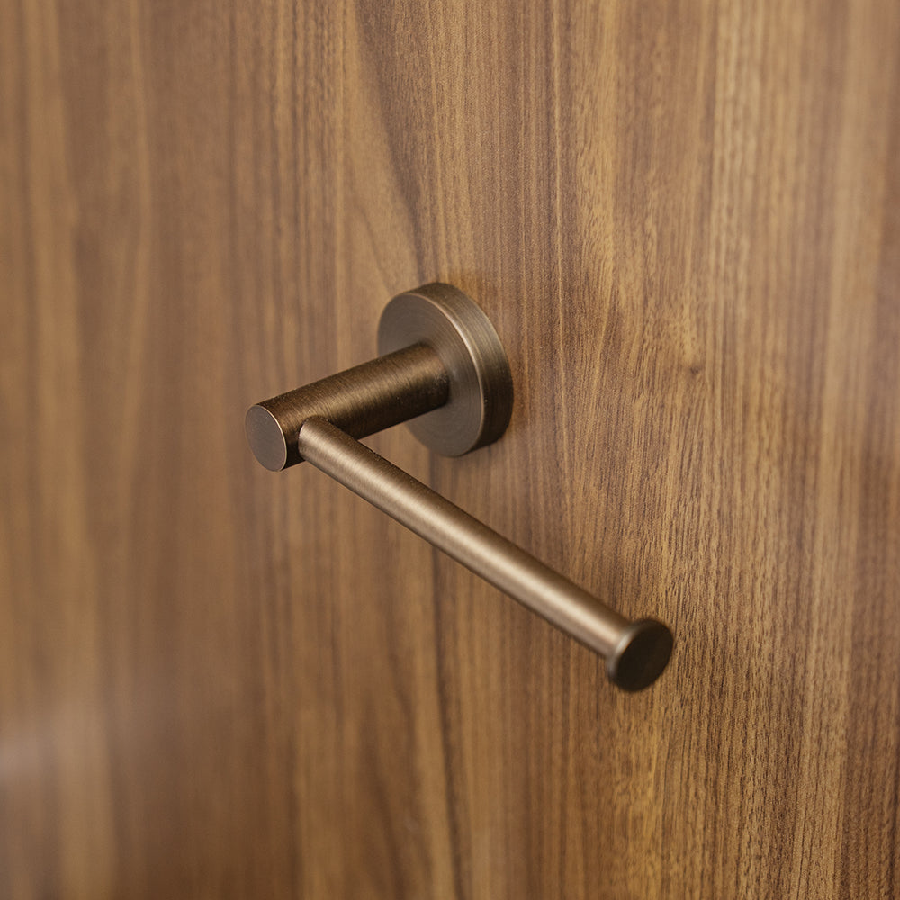 kars Toilet Roll Holder - Antique Brass