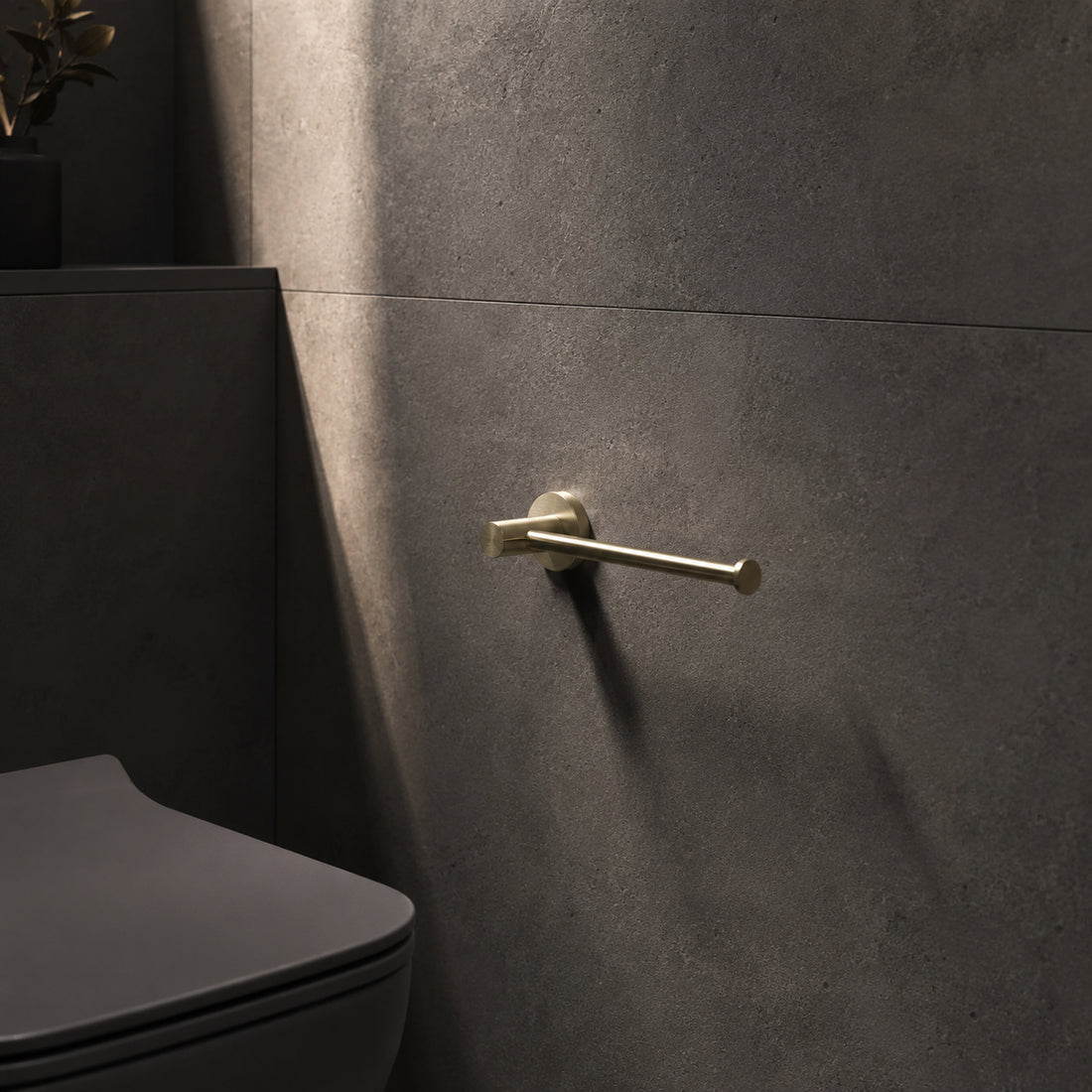 kars Toilet Roll Holder - Zr Brushed Gold
