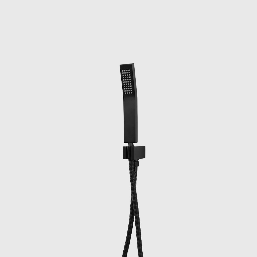 Matt Black Bathroom Shower Mixer Control Panel