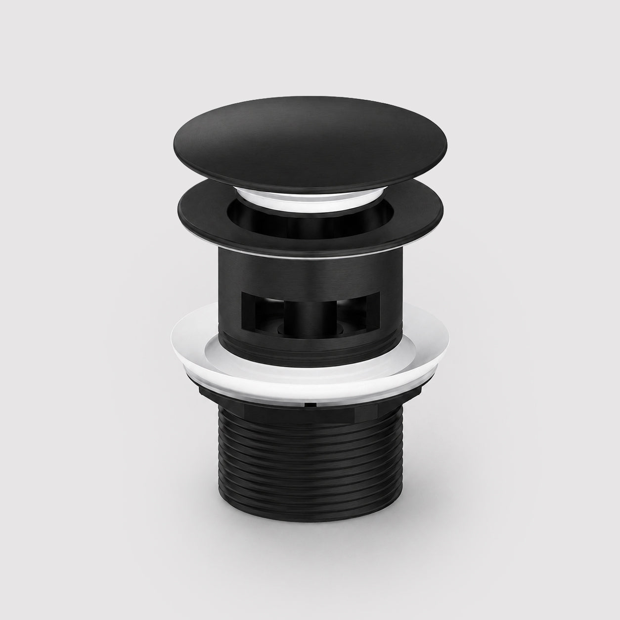 Pop-Up Basin Waste with overflow- Matte Black