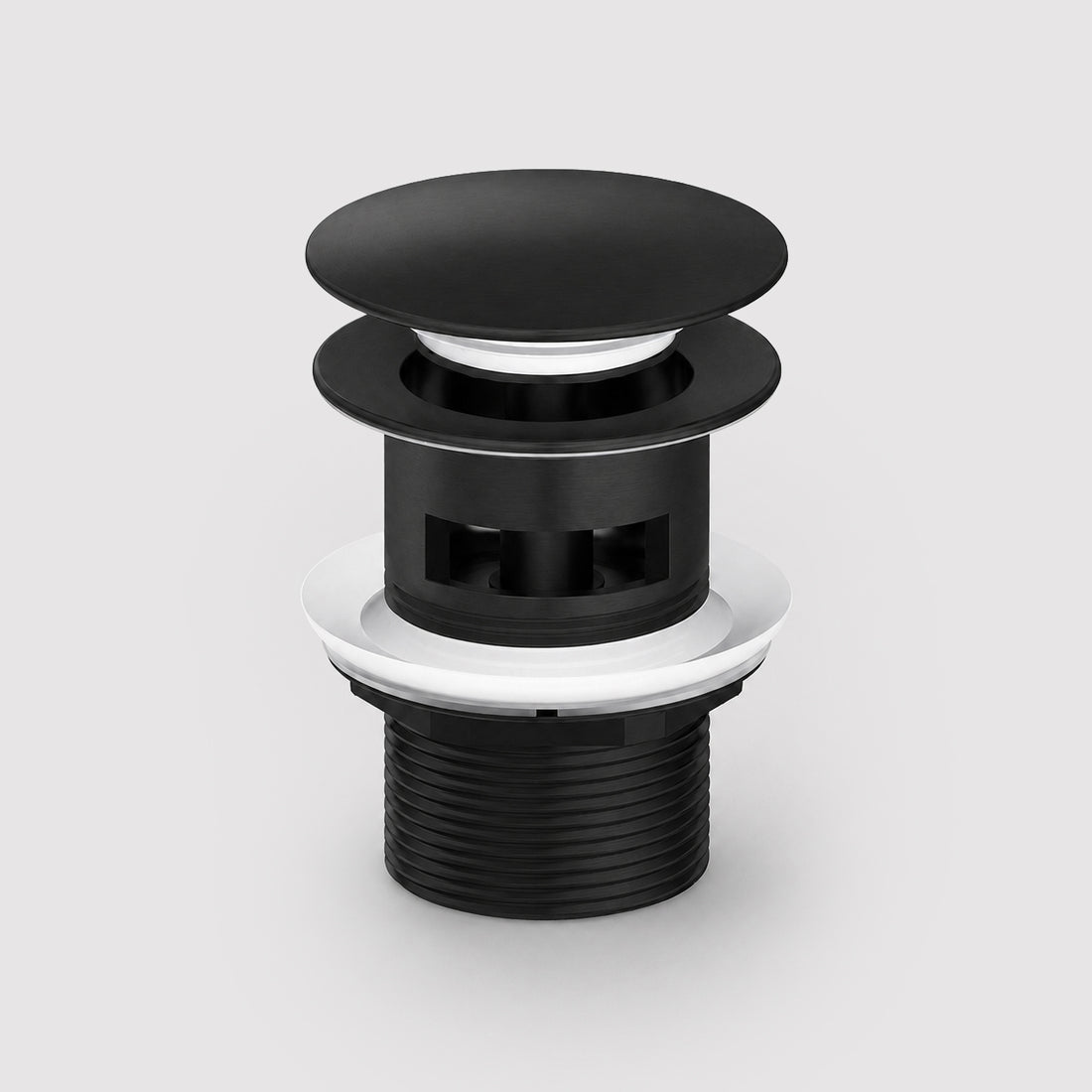 Pop-Up Basin Waste with overflow- Matte Black