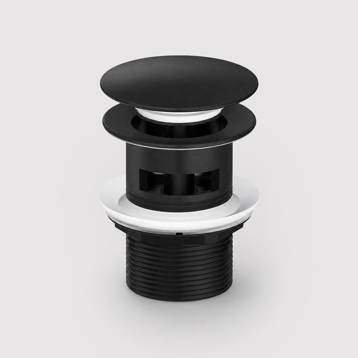Pop-Up Basin Waste with overflow- Matte Black
