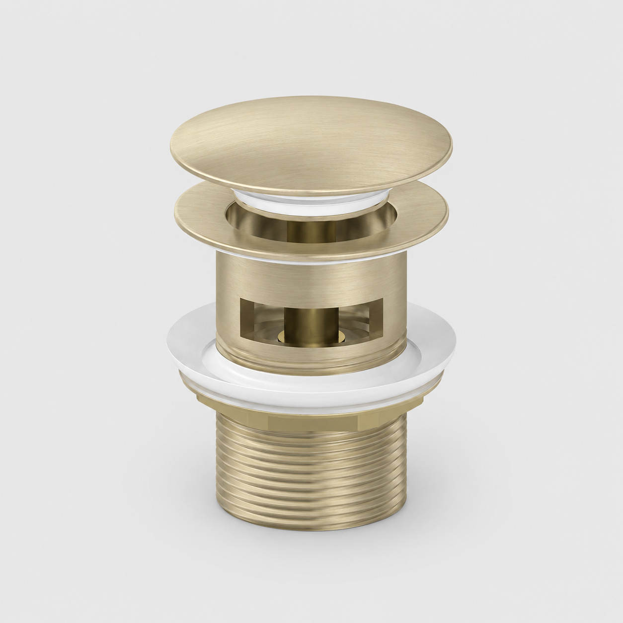 Pop-Up Basin Waste with overflow- Zr Brushed Gold
