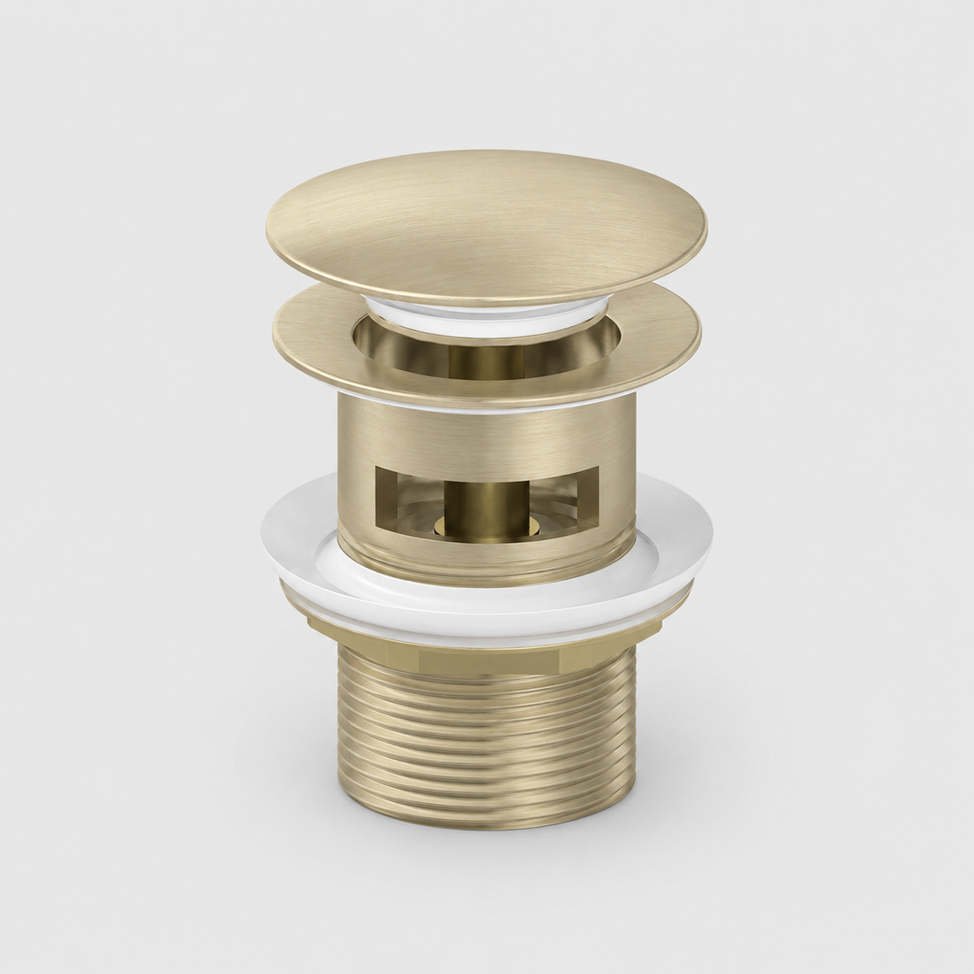 Pop-Up Basin Waste with overflow- Zr Brushed Gold