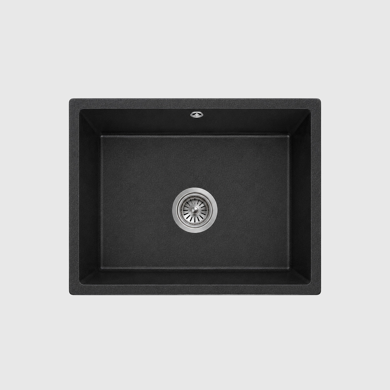 AIFI Granite Stone Kitchen Sink Single Bowl Metallic Black