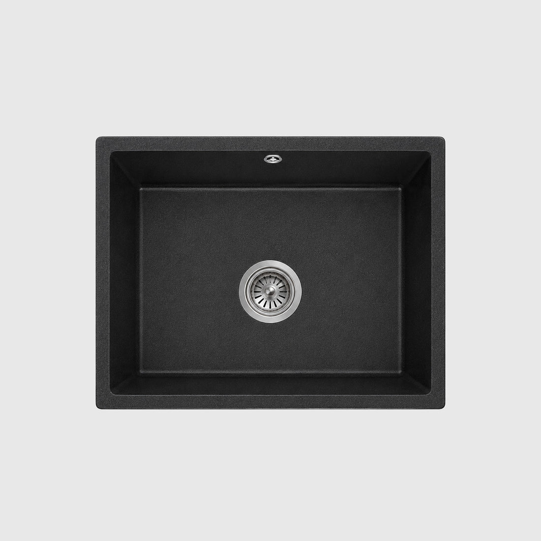 AIFI Granite Stone Kitchen Sink Single Bowl Metallic Black