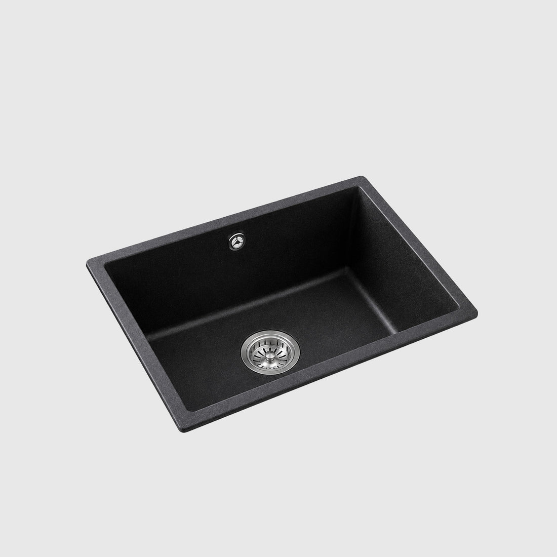 AIFI Granite Stone Kitchen Sink Single Bowl Metallic Black