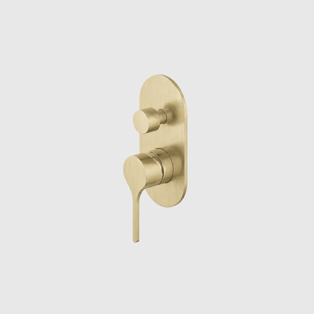 Round Shower Head -Zr Brushed Gold