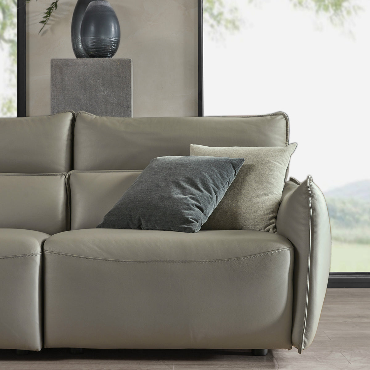 Sandro 3 Seater Sofa – Moon Grey