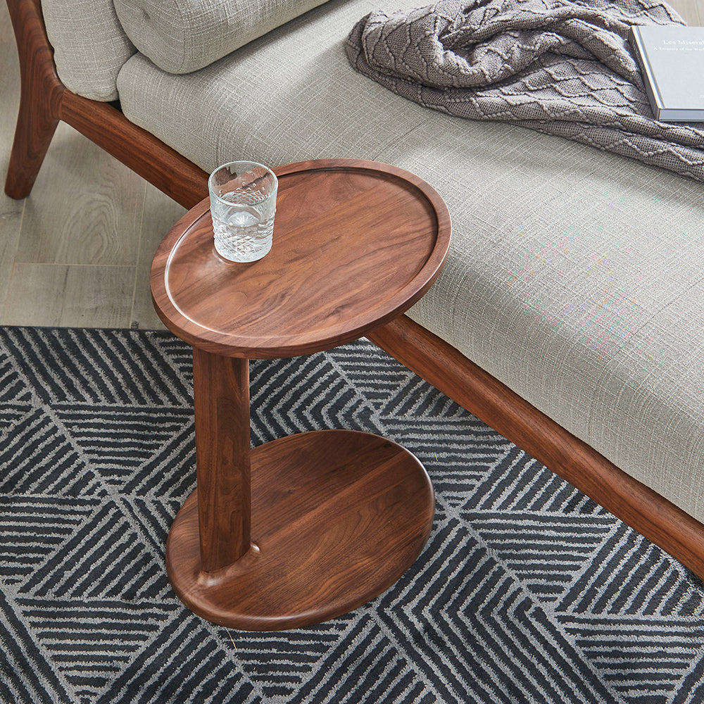 Sara Side Table – Black Walnut
