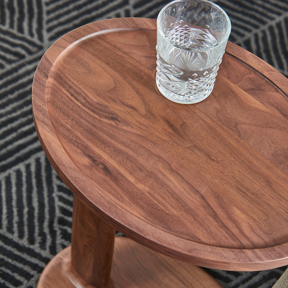 Sara Side Table – Black Walnut