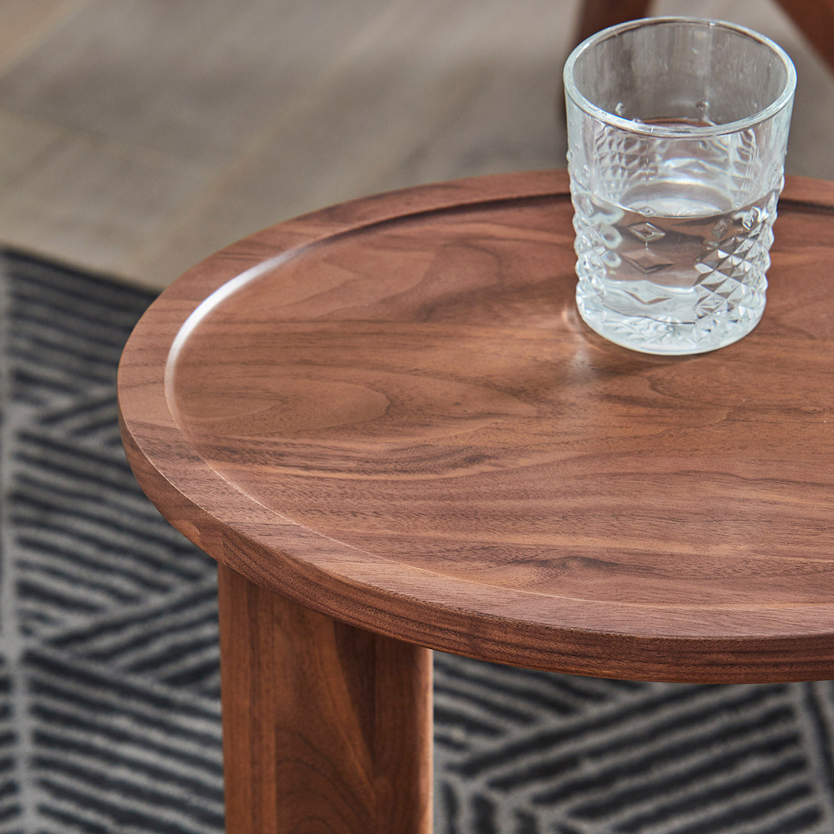 Sara Side Table – Black Walnut