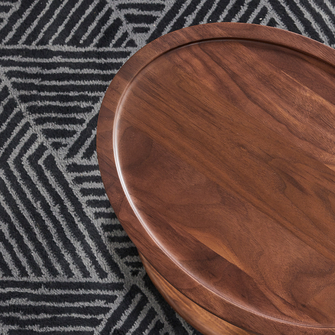 Sara Side Table – Black Walnut