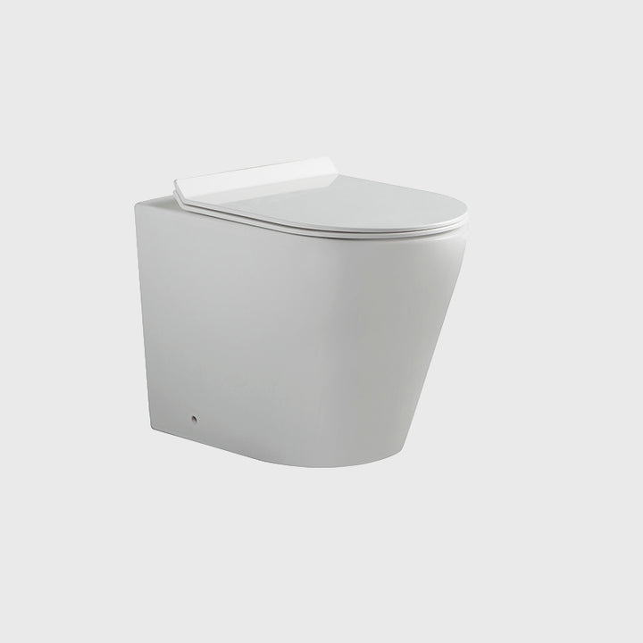 Sleek Floor-Mounted One-Piece Toilet
