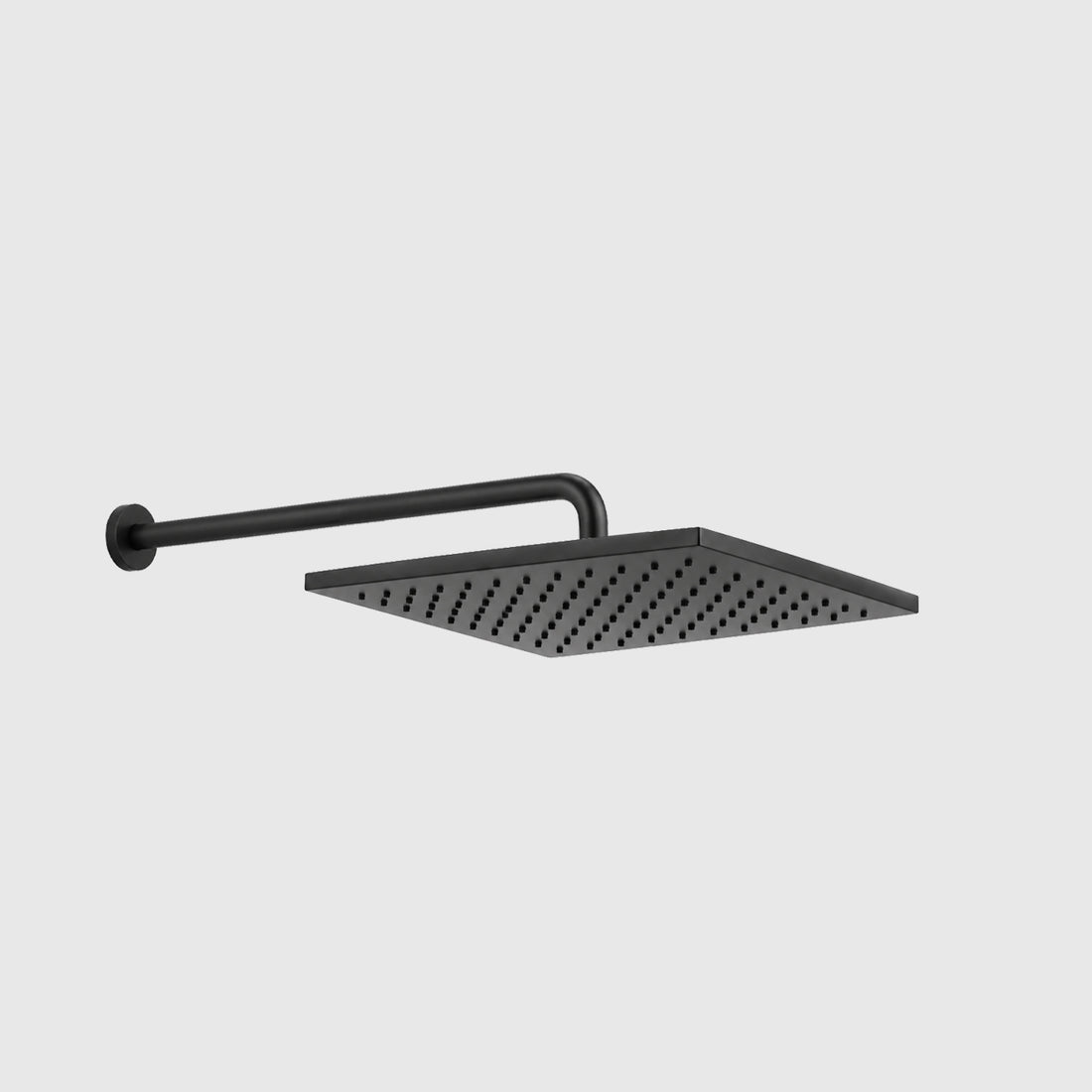 Square Rain Shower Set – Matte Black