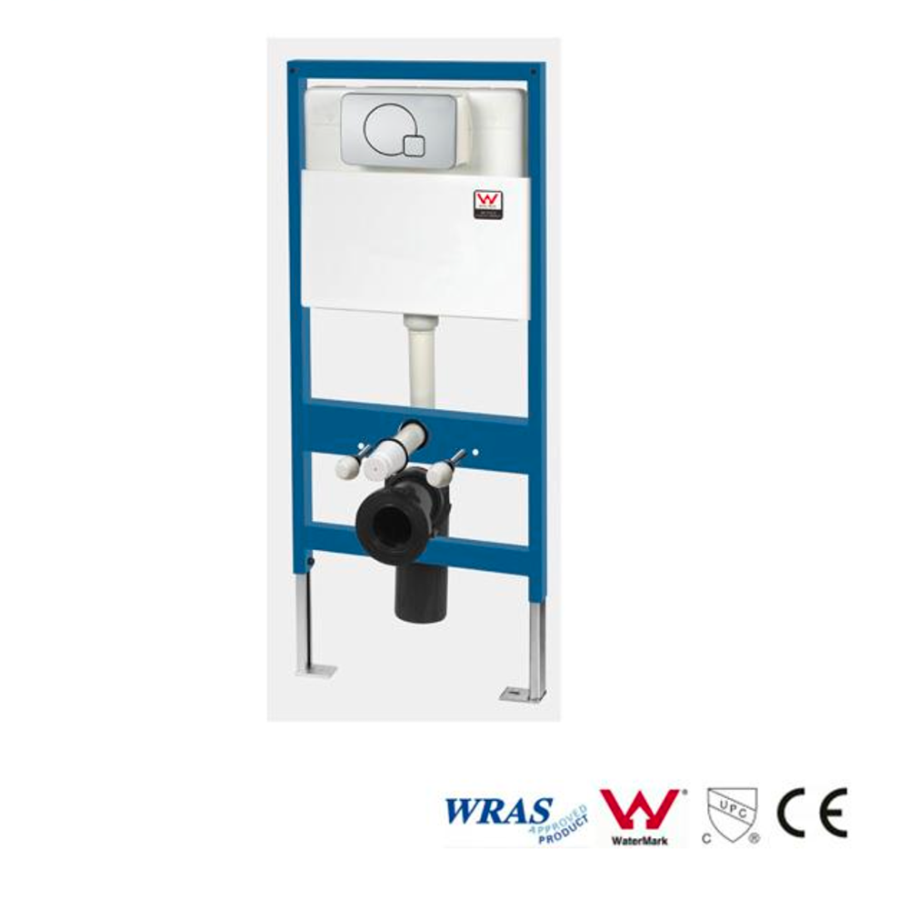 Floor Mounted Toilet Suite with Slim Seat White