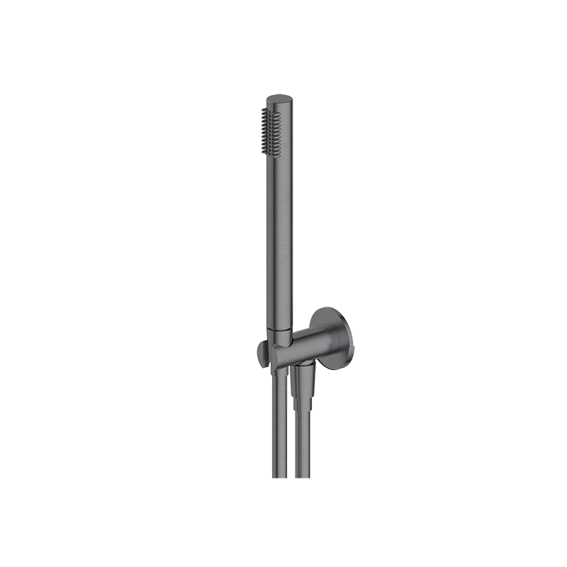 Minimalist Concealed Shower Suite in Gun Metal
