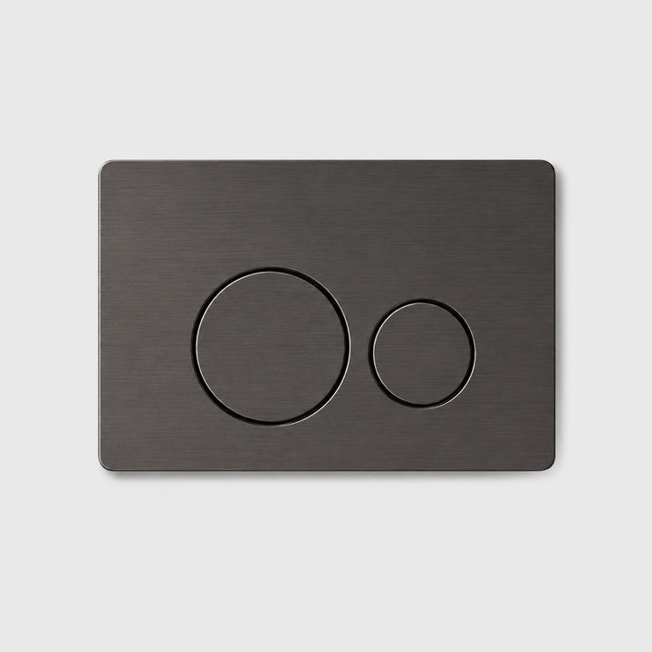 Flush Plate - Gun Metal Brushed Finish