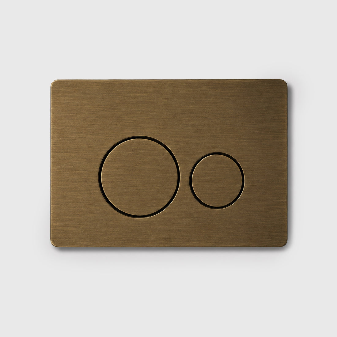 Flush Plate - Antique Brass Finish