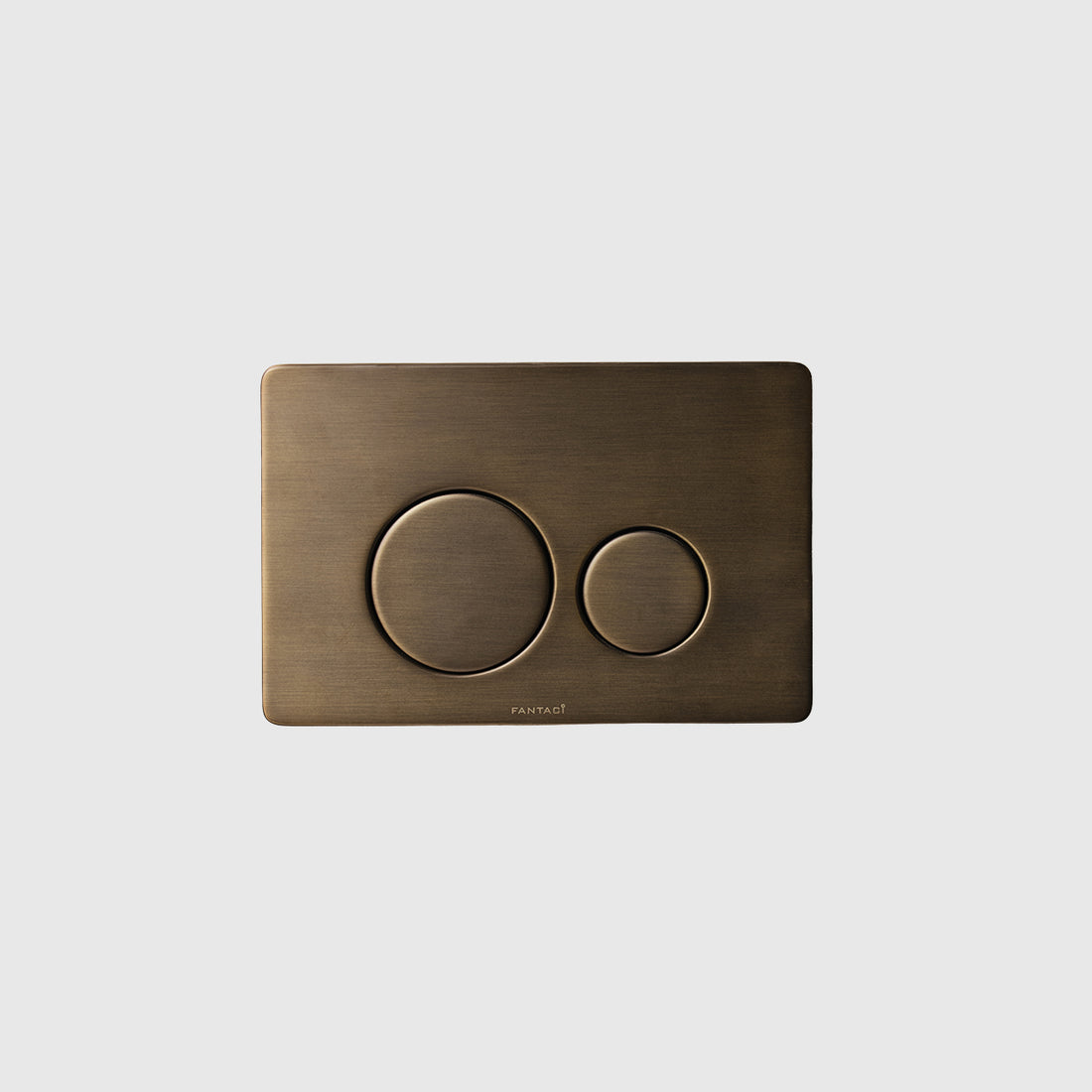 Flush Plate - Antique Brass Finish