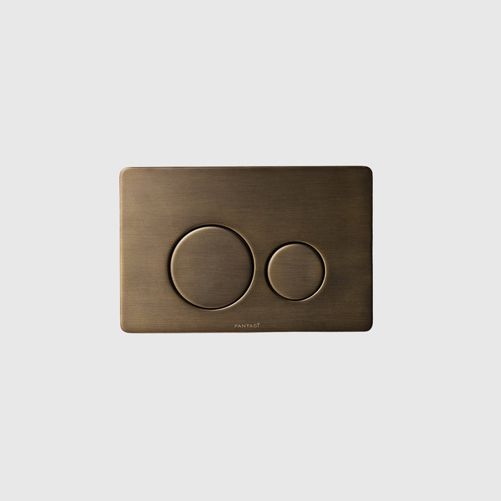 Flush Plate - Antique Brass Finish