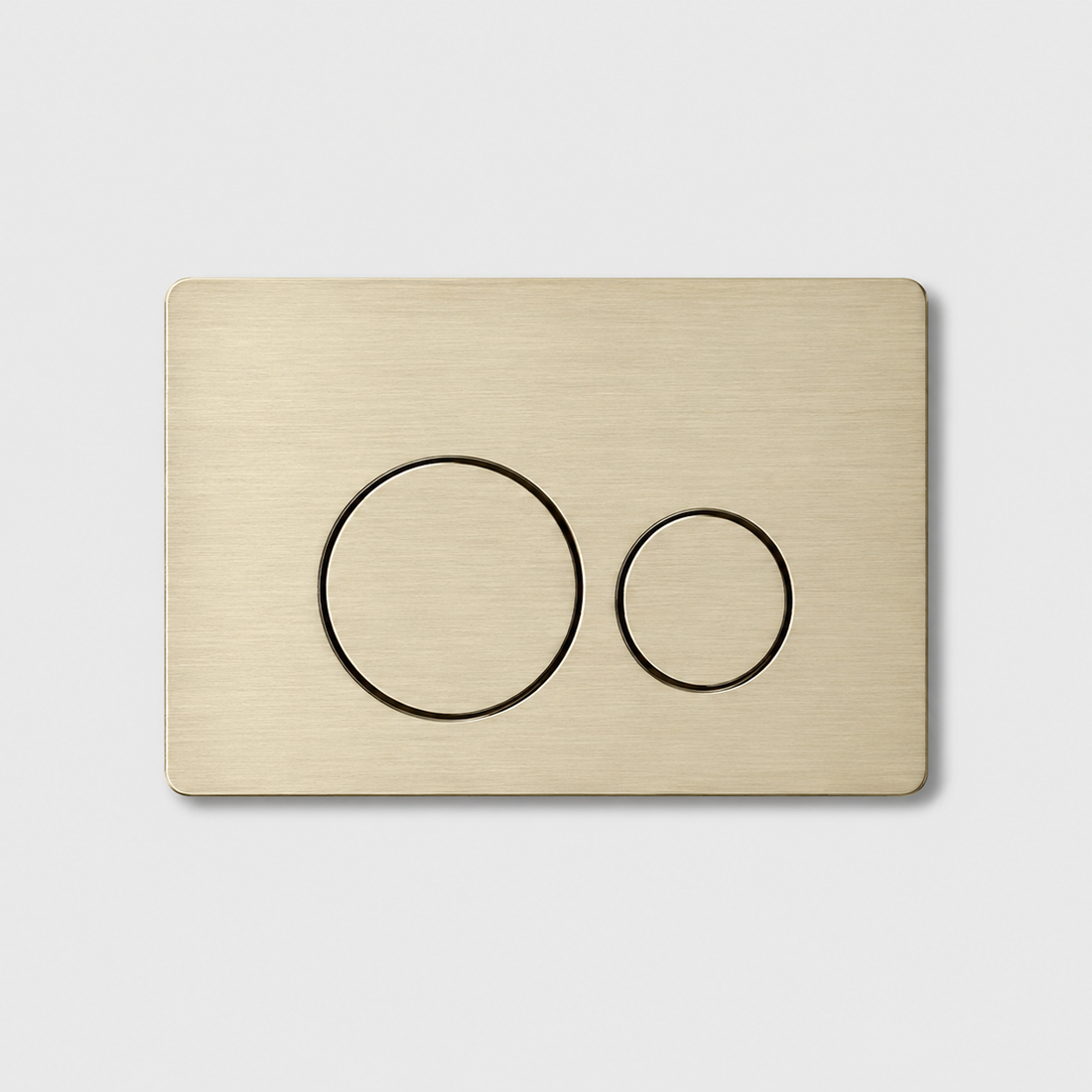Flush Plate - Zr Brushed Gold