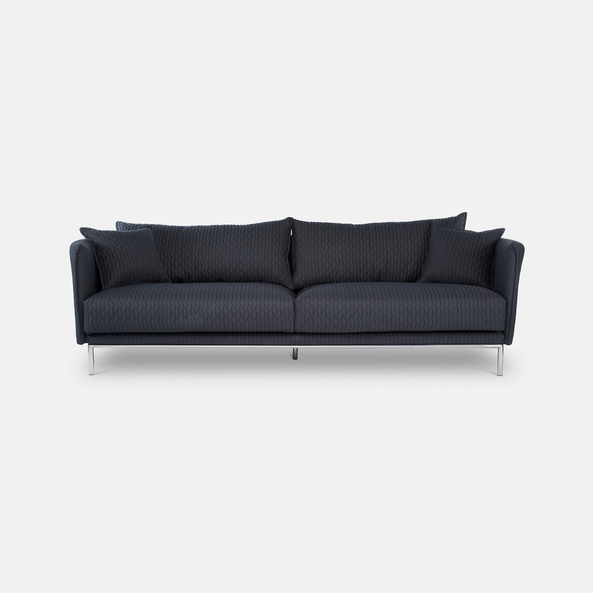 Wheat 3 Seater Sofa – Navy
