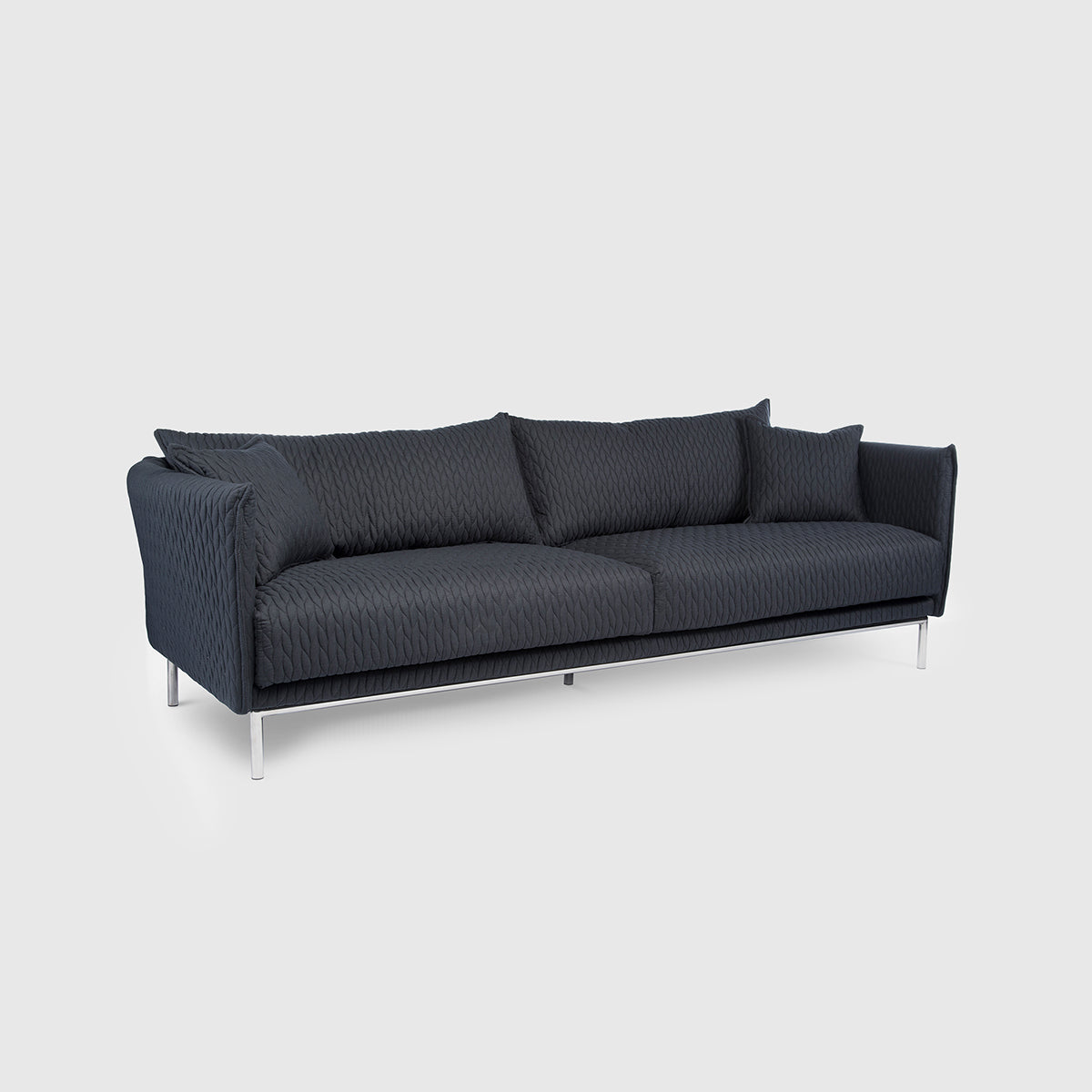 Wheat 3 Seater Sofa – Navy
