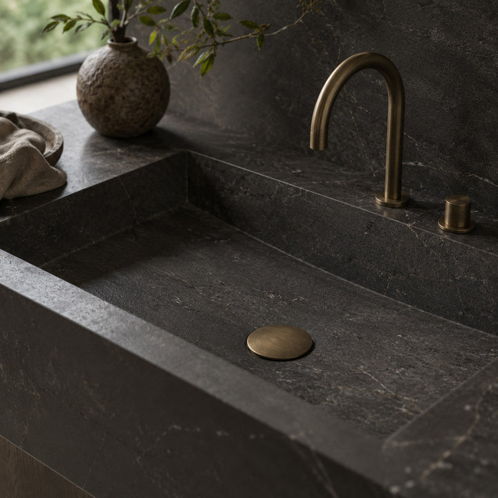 Pop-Up Basin Waste - Antique Brass G1-1/4
