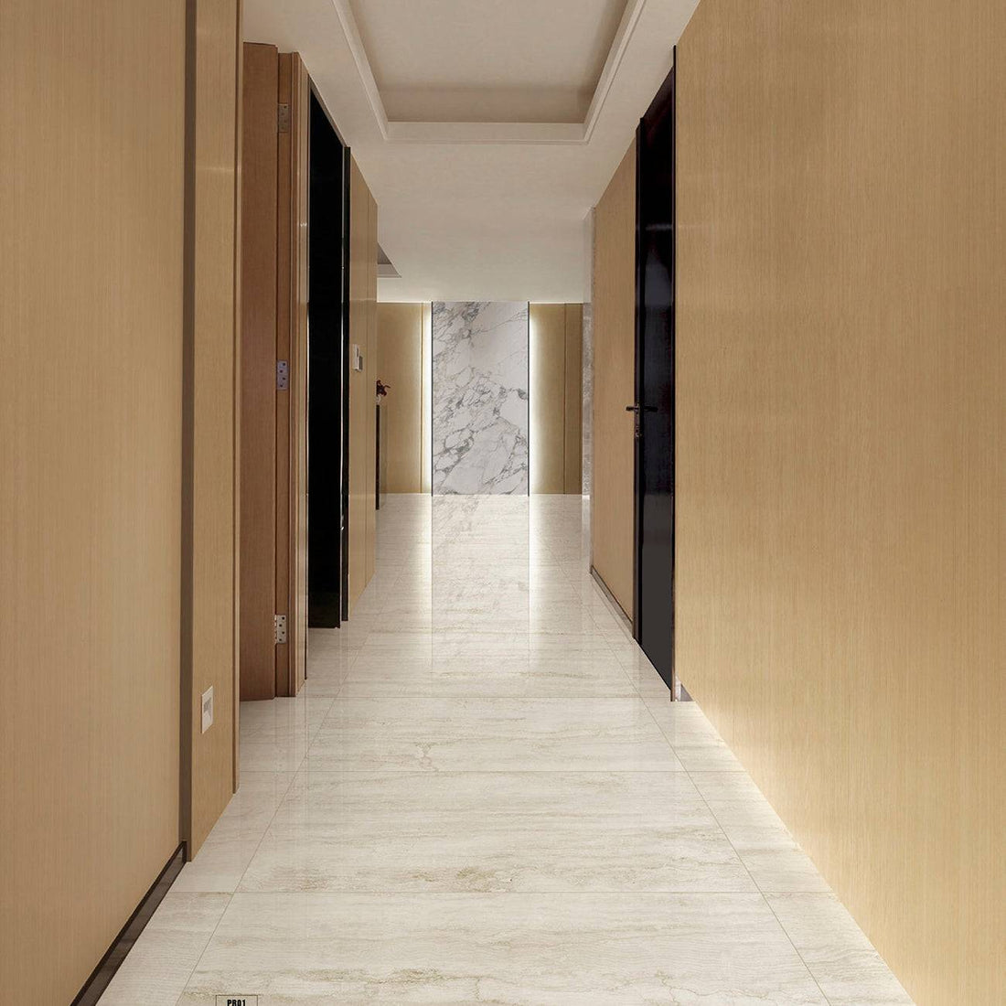 Yellow Travertine Polish 800x1400x6mm - Fantaci | Porcelain Tiles & slabs Melbourne 