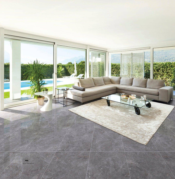 Courtney Dark Grey Polish 800x1400x6mm - Fantaci | Porcelain Tiles & slabs Melbourne 