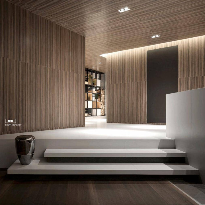 Wood Blends Dark Brown Matt 800x1400x6mm - Fantaci | Porcelain Tiles & slabs Melbourne 